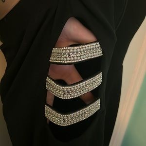 Beautiful halter top prom dress.